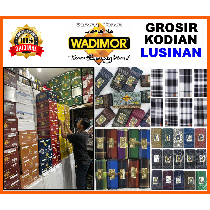 Grosir Sarung Wadimor 10 pcs Kodian Murah Original