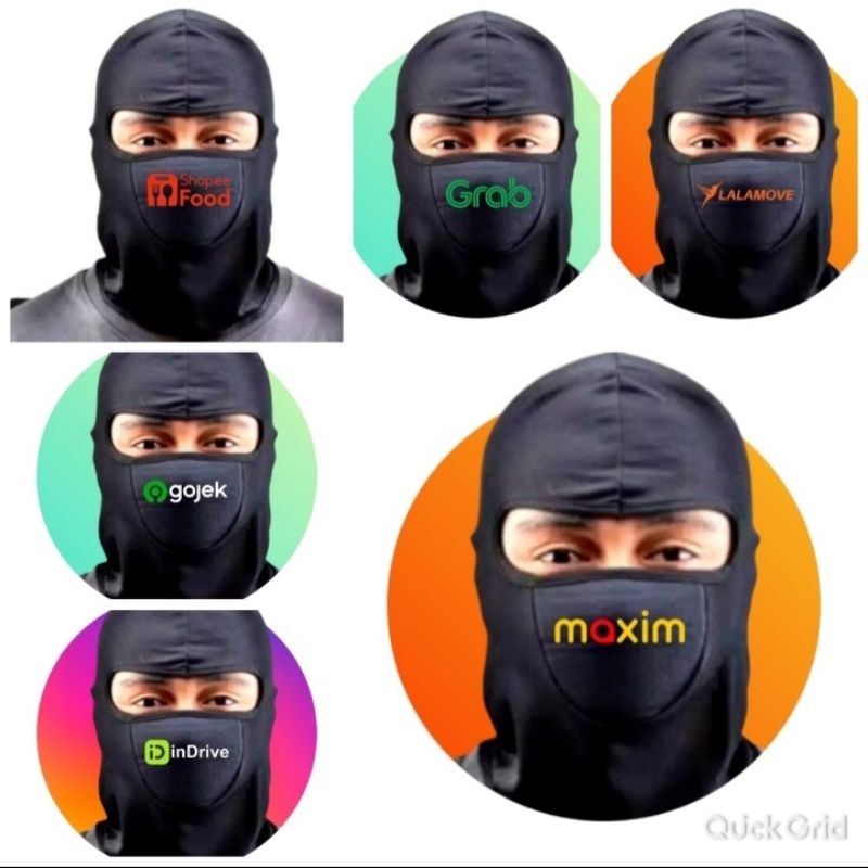 MASKER BUFF OJOL MASKER NINJA OJOL LENGKAP