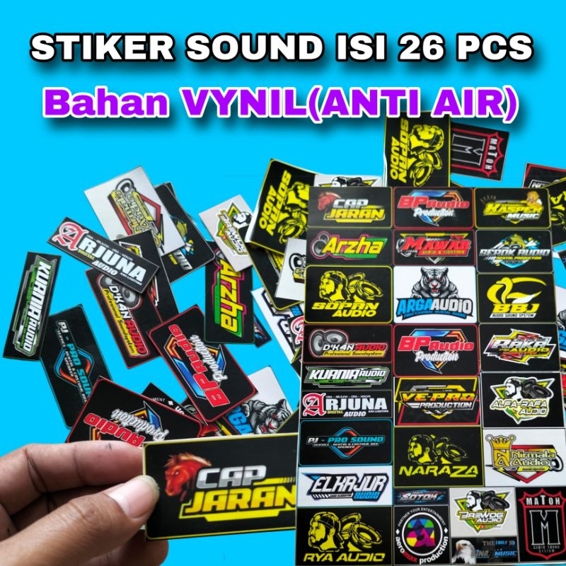 

STIKER SOUND MINIATUR ISI 29 PCS BAHAN VYNIL(ANTI AIR)