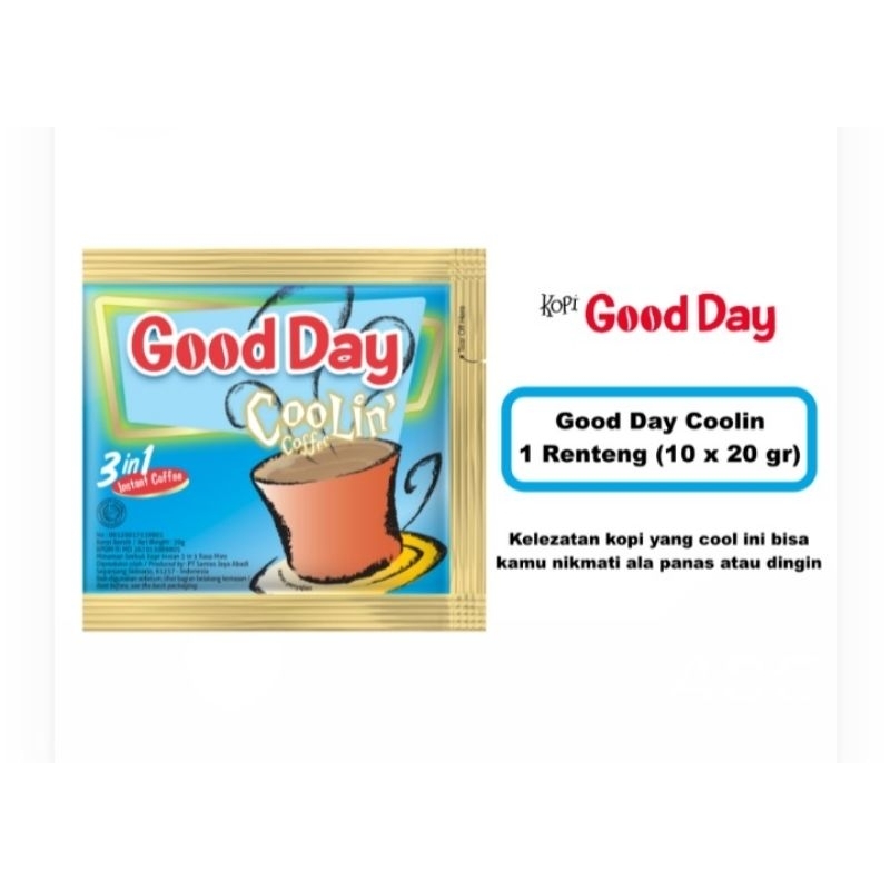 

Good Day Coolin 1 Renteng (10 x 20 gr )