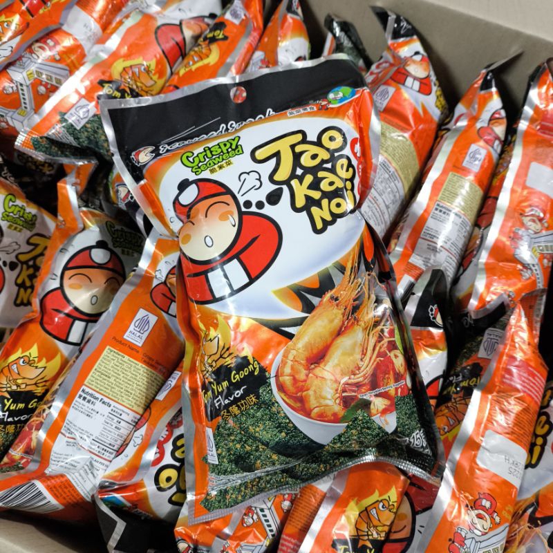 

TAOKAENOI CRISPY SEAWEED TOMYAM 15G
