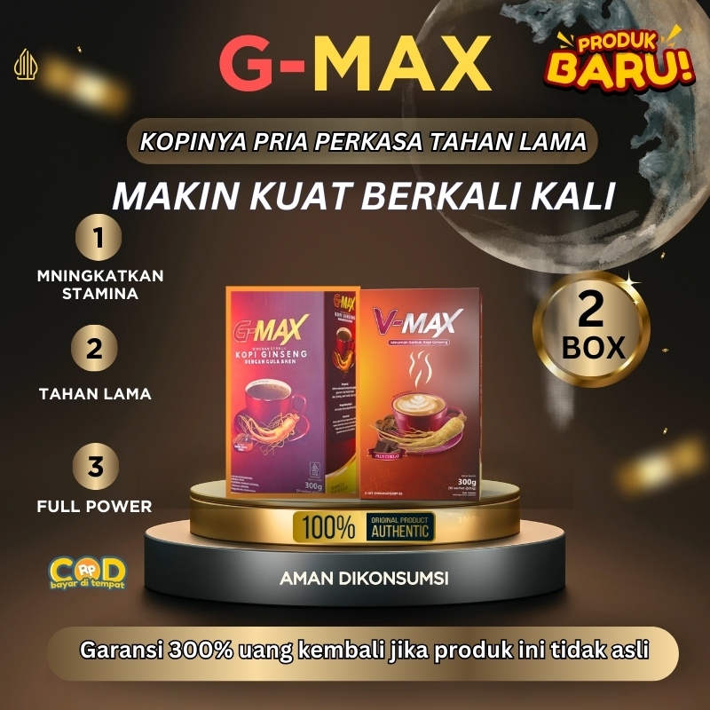 

KOPI G-MAX KOPI STAMINA PRIA DEWASA TAHAN LAMA AMAN DIKONSUMSI BERSERTIFIKASI BPOM DAN HALAL MUI