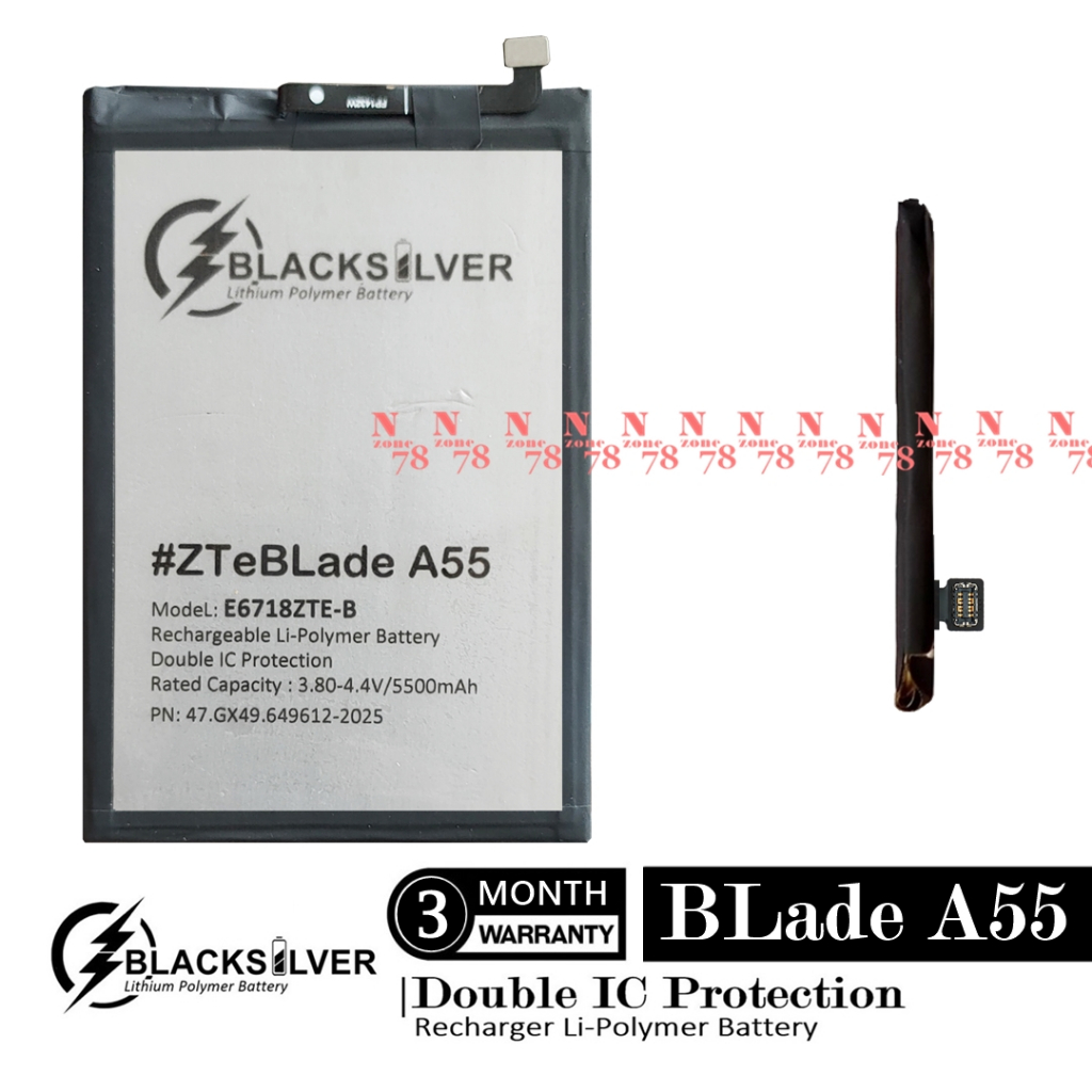 Baterai ZTE Blade A55 e6718zte-b Double IC Protection