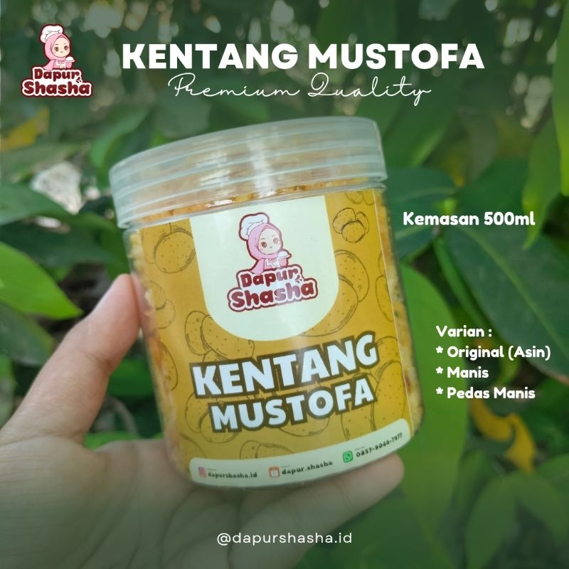 

(DAPUR SHASHA) Kentang Mustofa / Asli 100% Kentang Mustofa Manis Asin Pedas