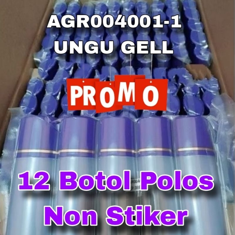 Paket Usaha 12 botol polos Hb whitening super AGR004001-1 Ungu Gel KLOB + Dobel Dosis Original Memut