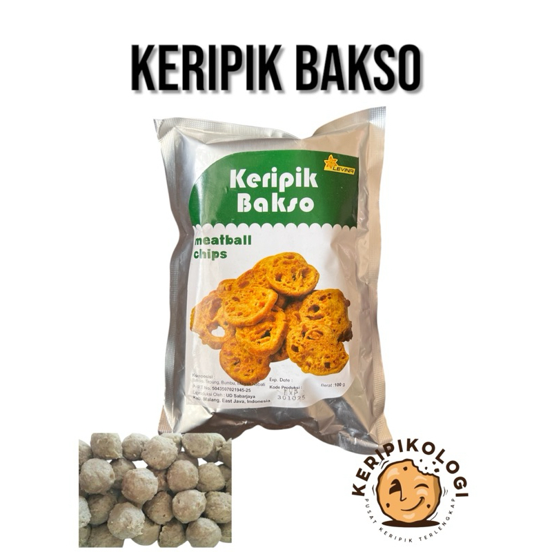 

KERIPIK BAKSO ASLI KUALITAS SUPER 100gr GROSIR