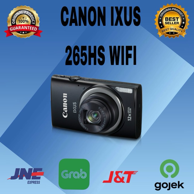 camera canon ixus 265HS WIFI-white box,camera only