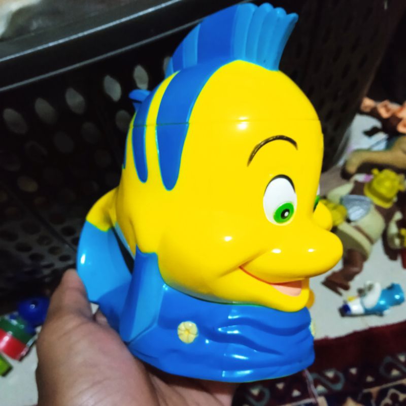 disney ori gelas little mermaid ariel friend little fish