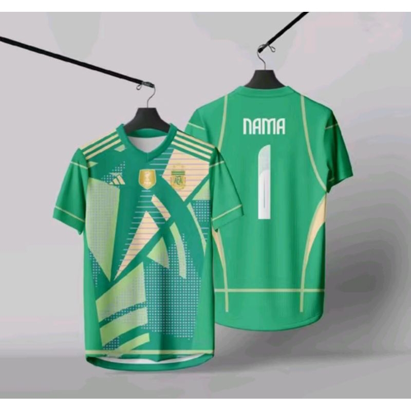 JERSEY KIPER ARGENTINA 2024 GRATIS CUSTOM NAMA DAN NOPUNG