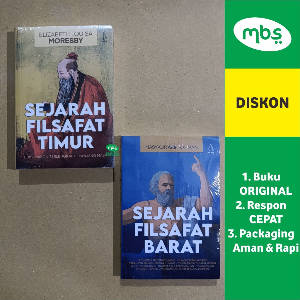 PAKET BUKU SEJARAH FILSAFAT TIMUR DAN SEJARAH FILSAFAT BARAT