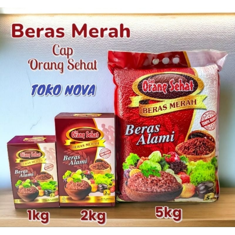 

BERAS MERAH CAP ORANG SEHAT KEMASAN 1-5KG