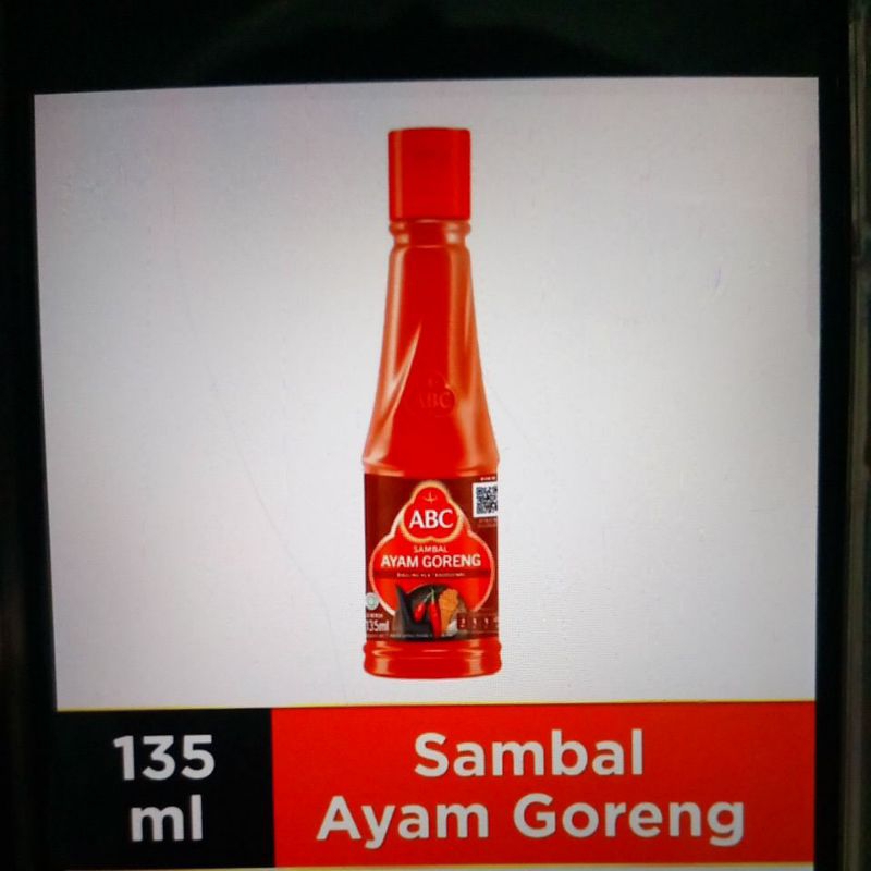 

ABC Saus Sambal Ayam Goreng 135 ml