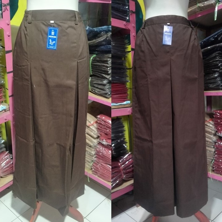 Rok Pramuka Span Belah 1 dan Belah 2 Seragam Sekolah SMP SMA