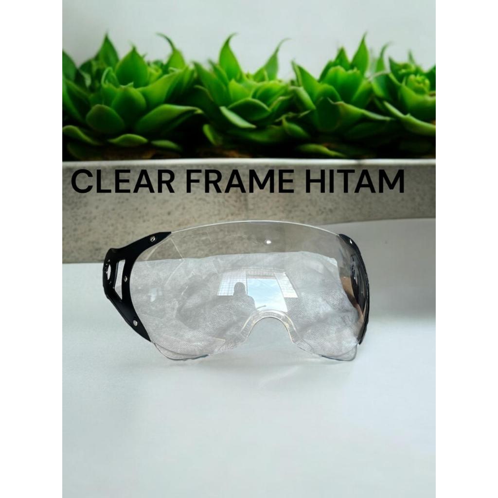 Kaca Helm Pilot Italy scoopy  retro Classic Merk ALBA