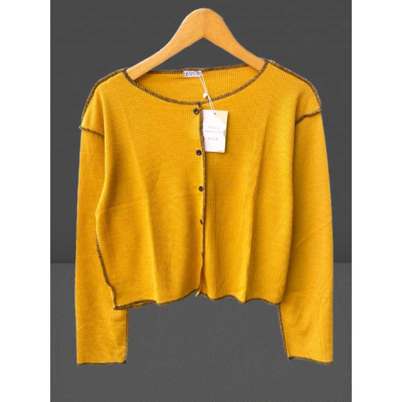CARDIGAN CROP/ATASAN WANITA KEBALIK/BAJU KEBALIK