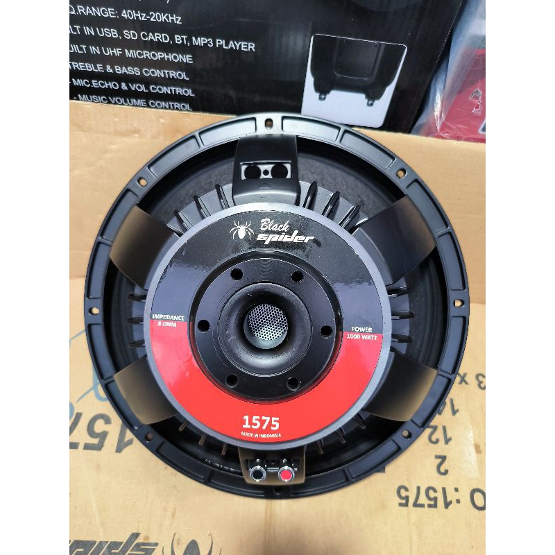 speaker black spider 1575 speaker black spider 15 inc
