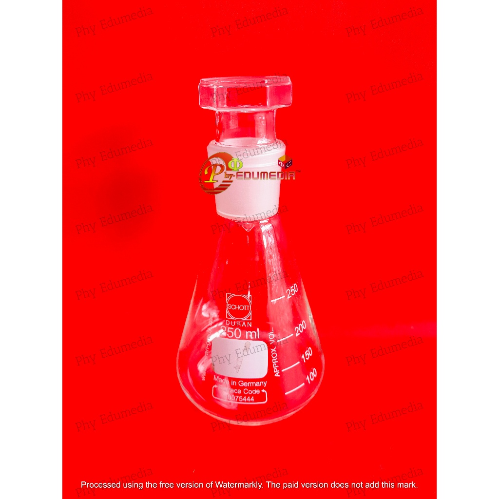 Erlenmeyer Asah 100ml / Erlenmeyer Tutup Asah 100ml DURAN