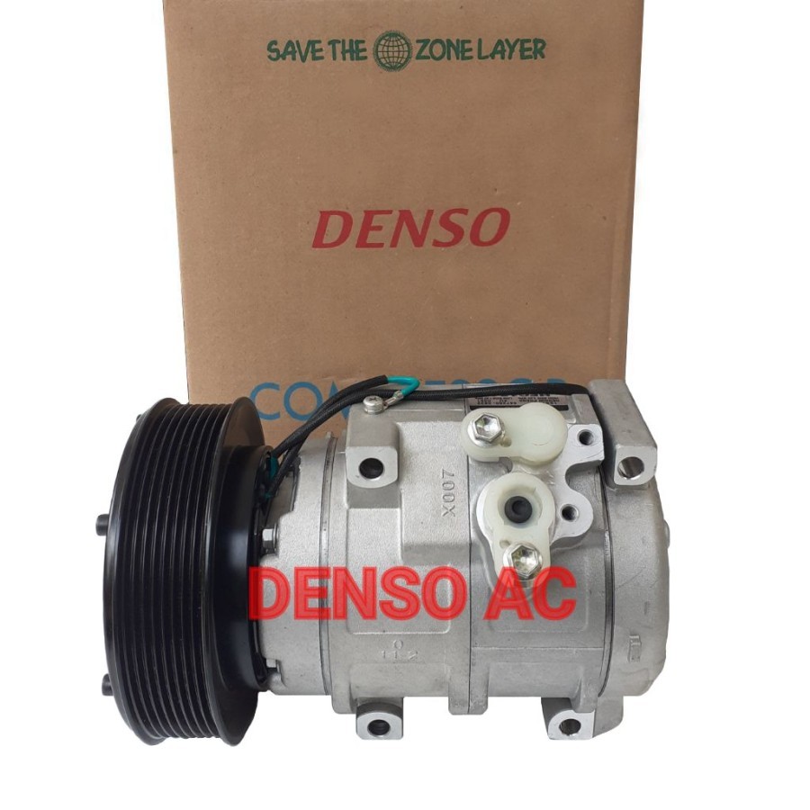Compressor Compresor Kompressor Kompresor AC Merek DENSO ASLI ORI untuk Alat Berat Bull Crawler Doze