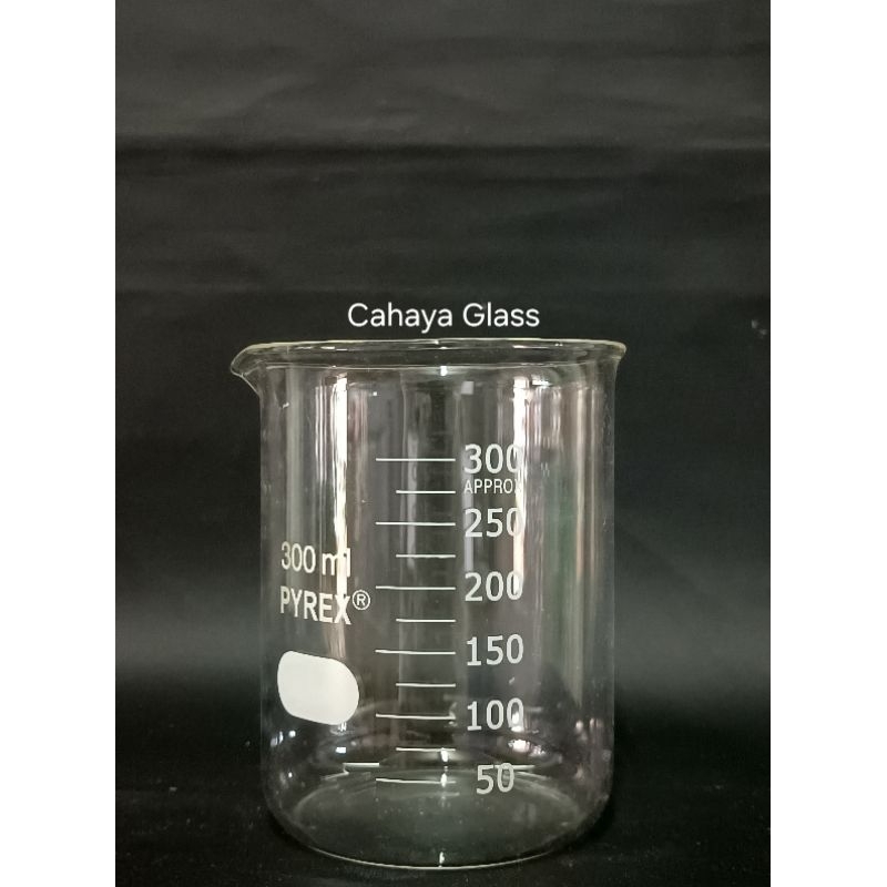 Beaker Glass/Gelas Kimia 300ml PYREX