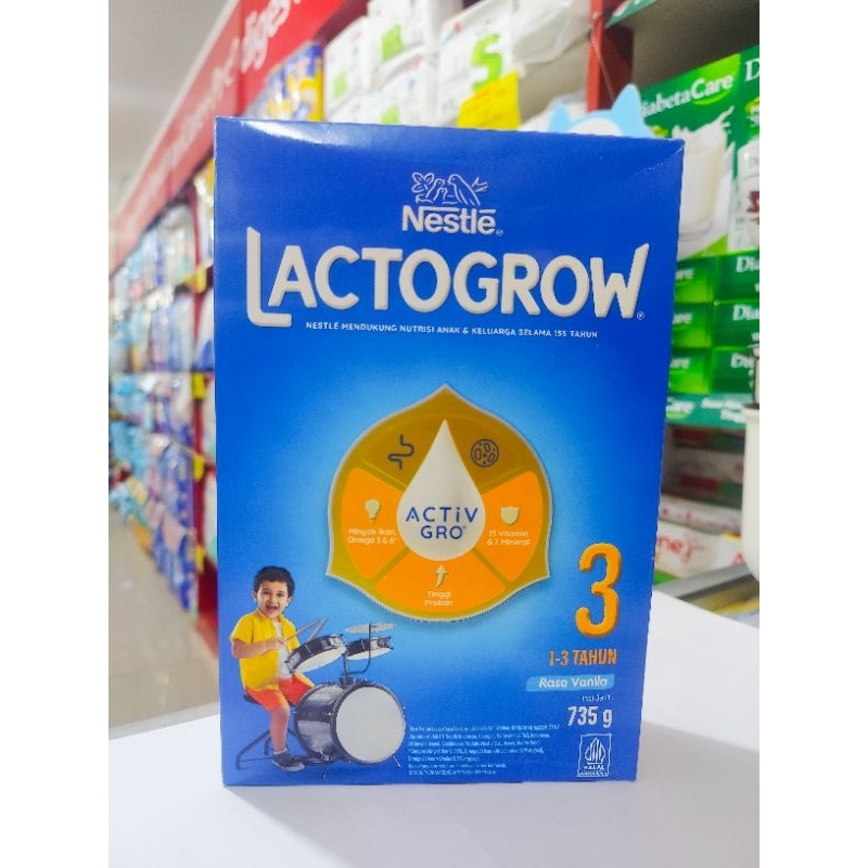 

lactogrow 3 madu dan vanila 735gr