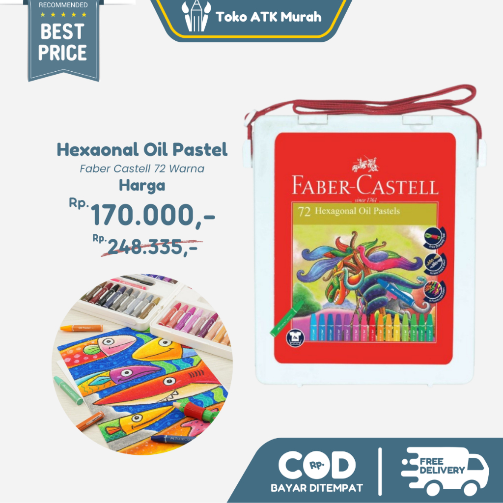 

CRAYON FABER CASTELL 72 WARNA