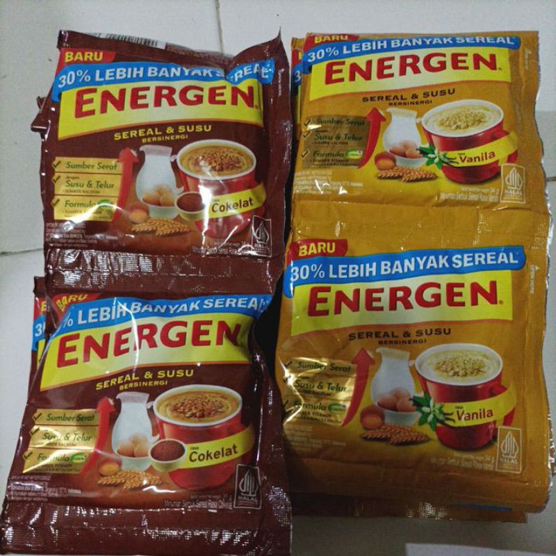 

Energen 1renceng Energen vanila cokelat