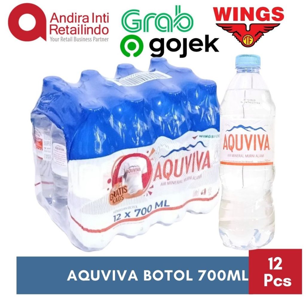 

AQUVIVA Air Mineral Murni Alami Botol Kartonan 700ml x 12pcs - ONLY INSTAN