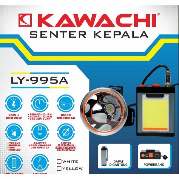 Senter kepala 95watt LY-995A 12000mAH
