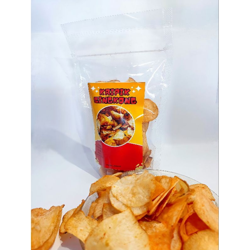 

Free tell, keripik singkong balado 100gr