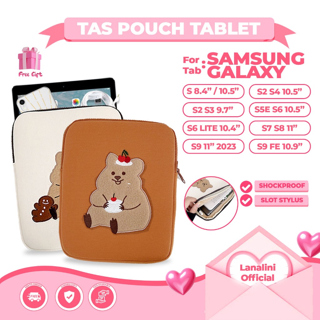 Sleeve Cover Case for Tab Samsung S11 S S2 S3 S4 S5E S6 S7 S8 S9 S9+ S10+ FE A6 7 10.1 A7 Lite A8 8.