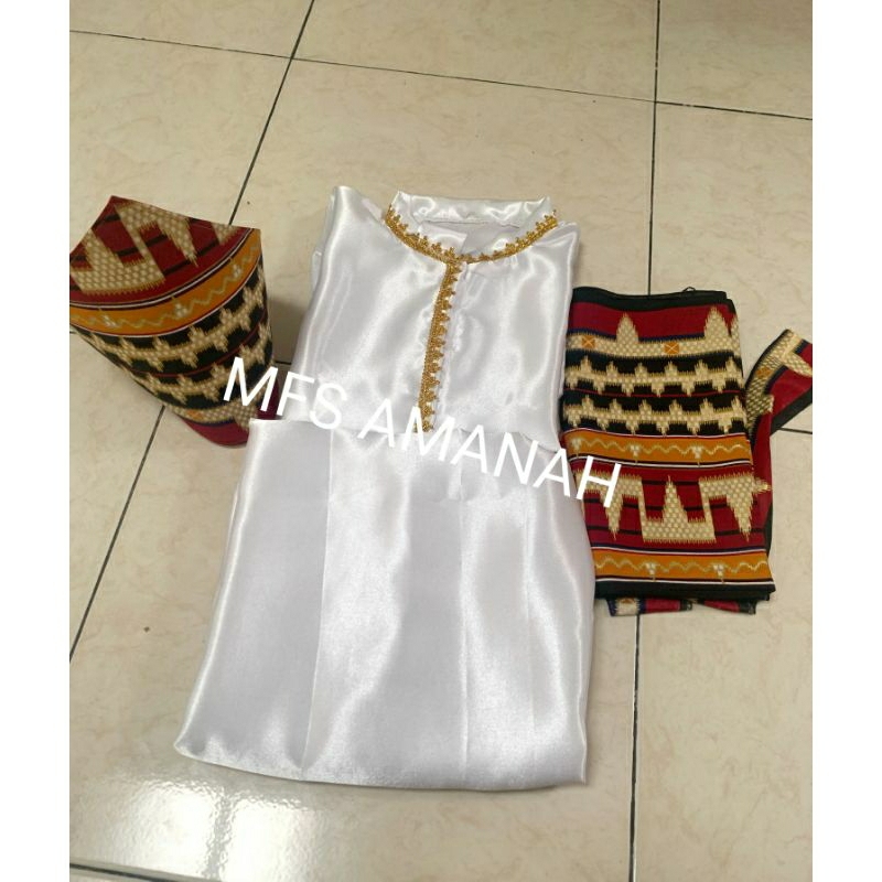 SATU SET PAKAIAN ADAT PRIA ANAK-DEWASA/ADAT LAMPUNG/BAJU TARI/BAJU BEDANA PRIA/BAJU MELAYU