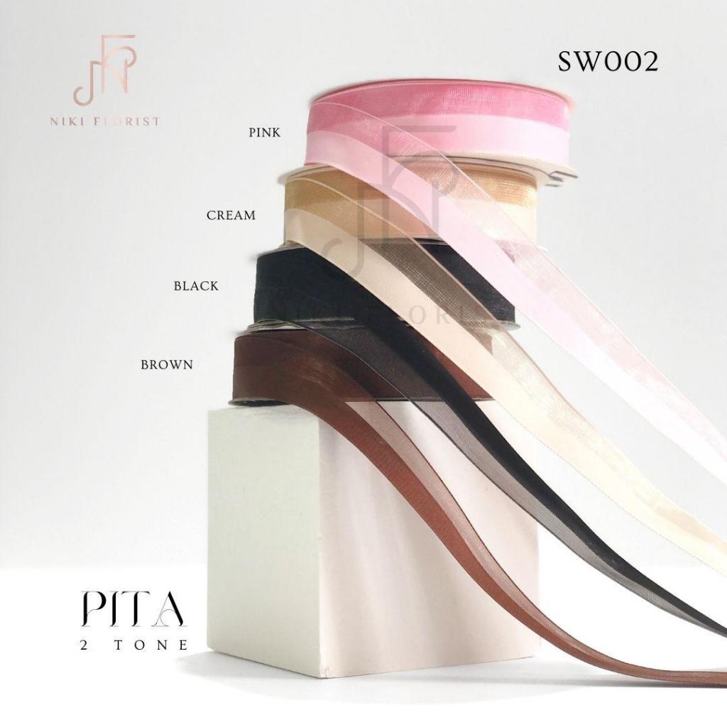 

Pita Ribbon 2 Tone 3 Meter / Pita Kembang