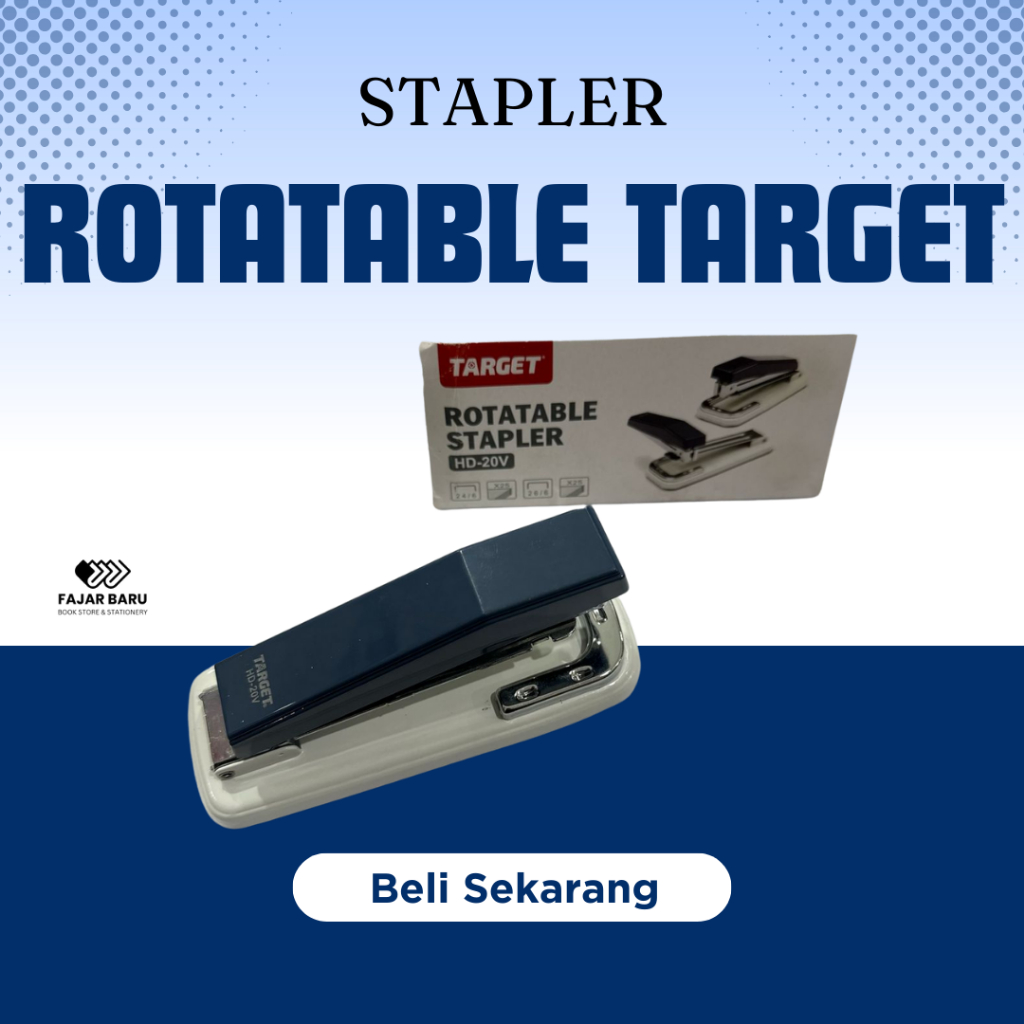 

[ PCS ] STAPLER PUTAR DELI / STAPLER DELI ROTATABLE / SATPLER DELI 24/6
