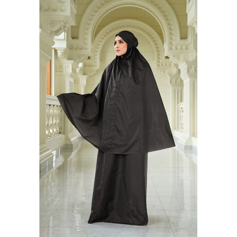 NEW Tapis de Fleur Capsule Prayer Robe Buttonscarves Mukena Tapis Buttonscarves