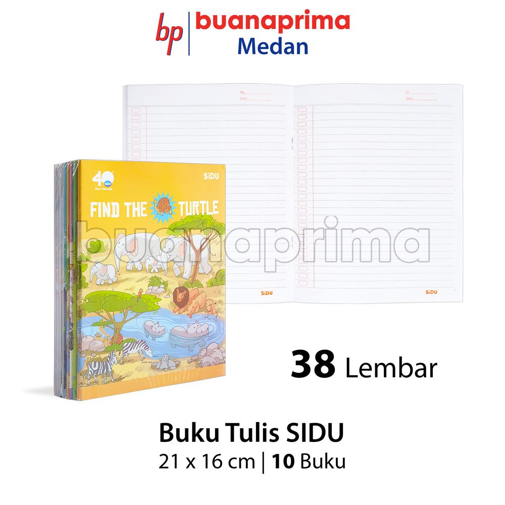 

Buku Tulis PENDEK SIDU 38 Lembar isi 10 Buku Notebook Kwarto A5 Sekolah Menulis Sinar Dunia Kwarto