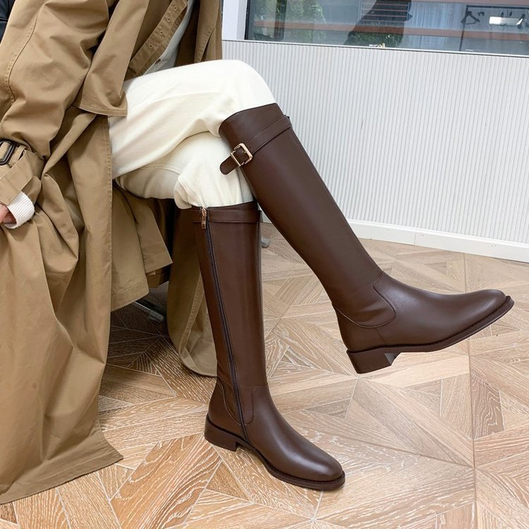 High boots, women's knee length boots, long boots, knight boots