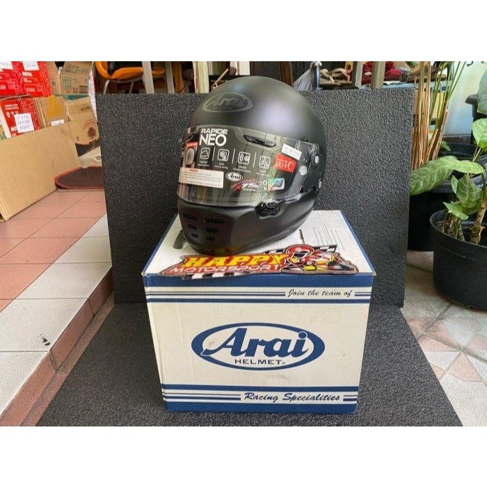 HELM FULL FACE Arai Rapide Neo Flat Black