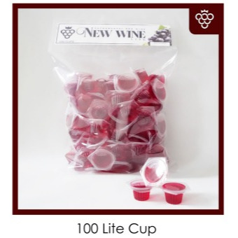 

Paket 100 Cup Minuman Perjamuan Kudus Lite (Rasa lebih Ringan) - Perlengkapan Ibadah Perjamuan aman untuk orang tua, anak dan lansia