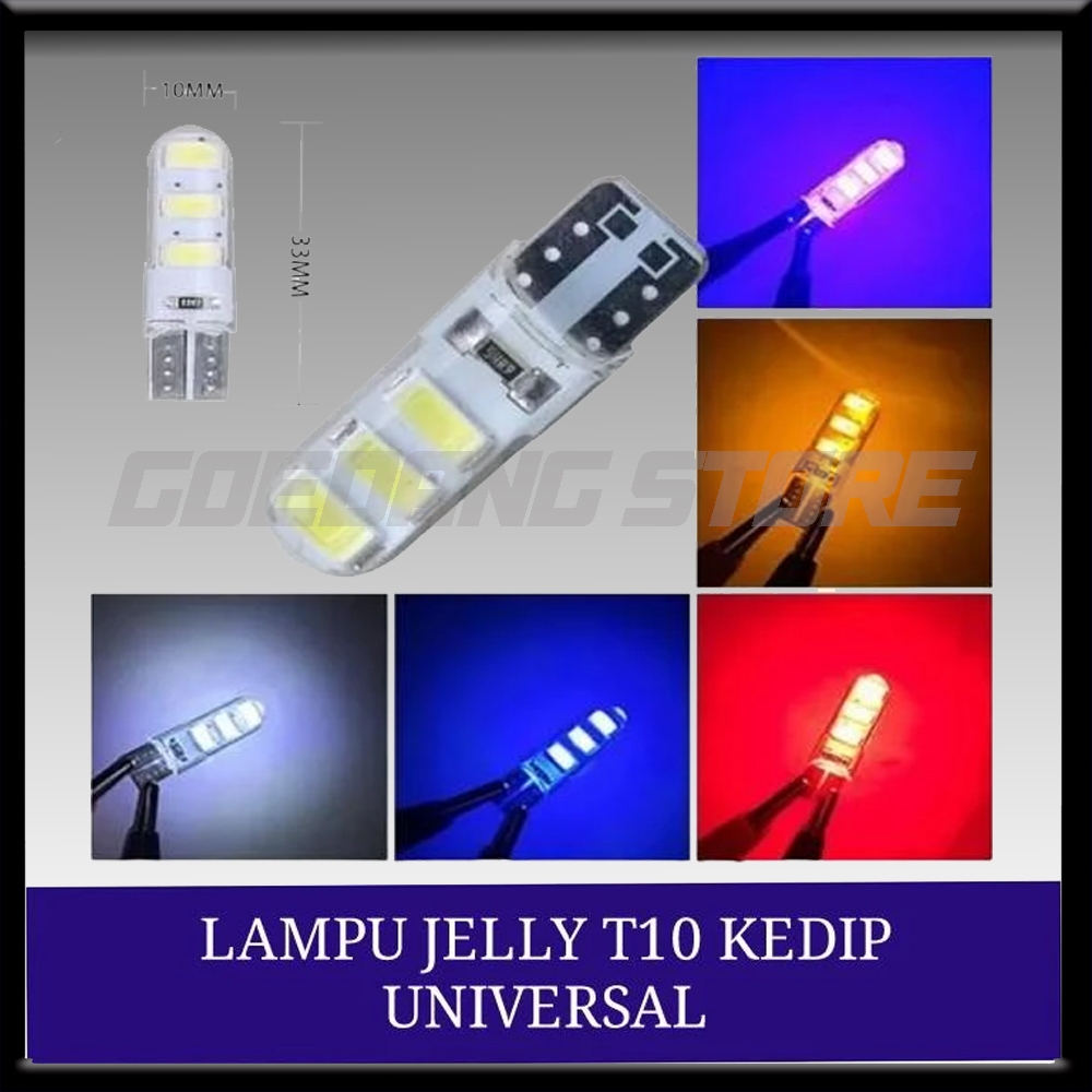 Sepasang Lampu LED Senja Sein Jelly KEDIP 12 Volt DC Lampu Kota Jelly Lampu Sen LED JELLY