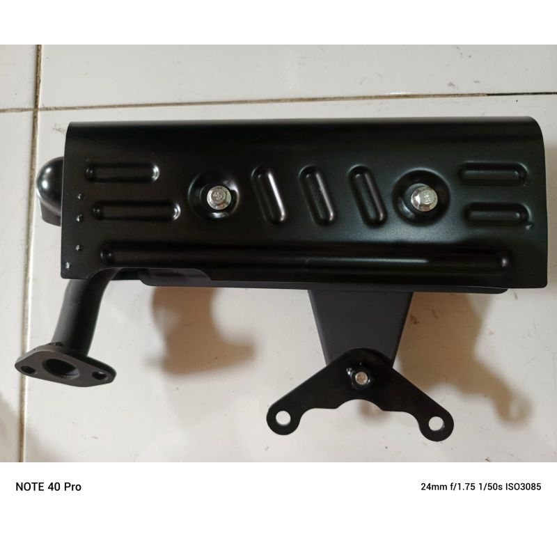 GX200 / GX220 Panjang Knalpot Mufler MZ 175 Mesin Pengerak Yamaha Warna Sesuai Stok