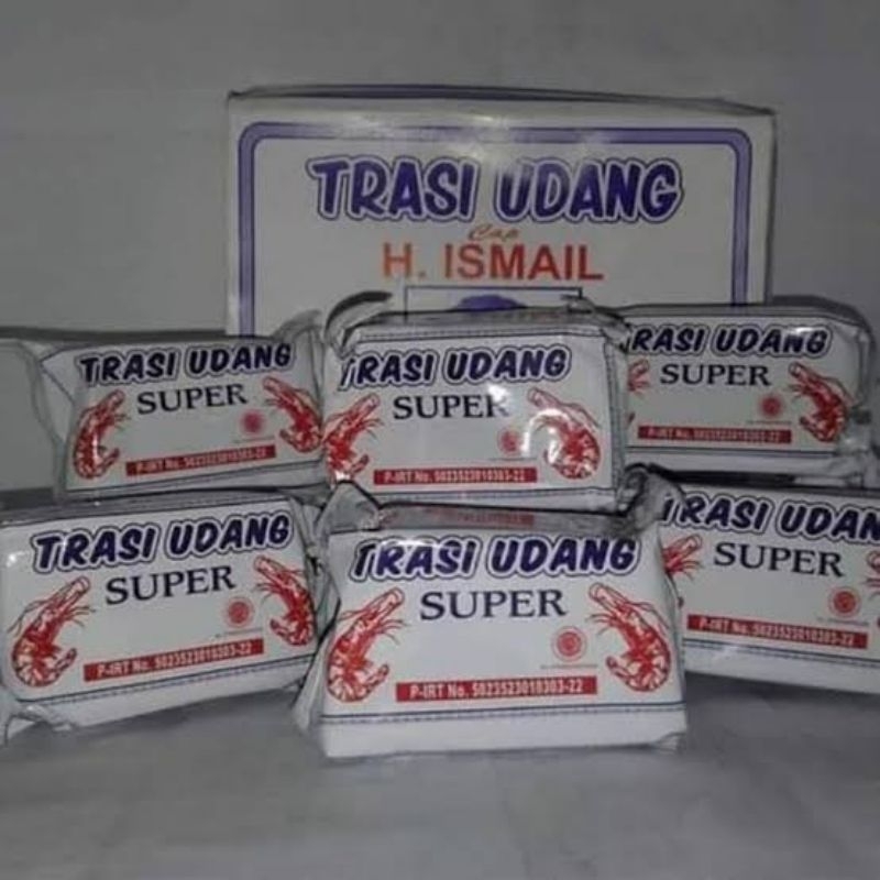

Trasi Tuban 100gr / Trasi H Ismail / Trasi Udang