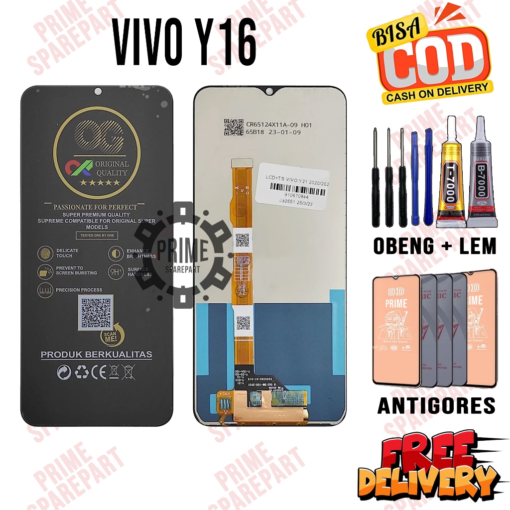 Lcd Touchscreen VIVO Y16 Original Oem Lcd VIVO Y16 Fullset