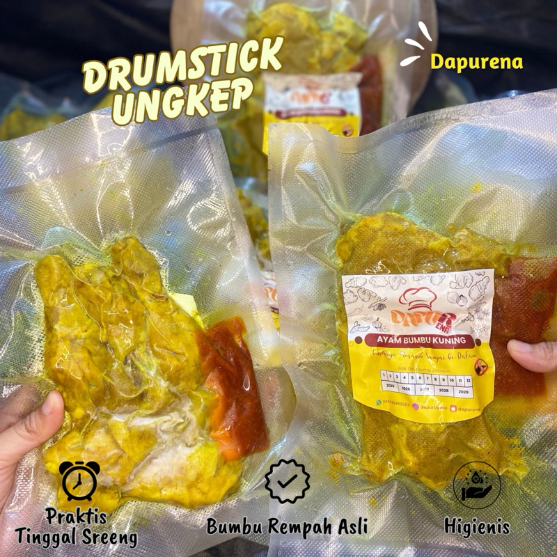 

AYAM UNGKEP BUMBU KUNING (DRUMSTICK)