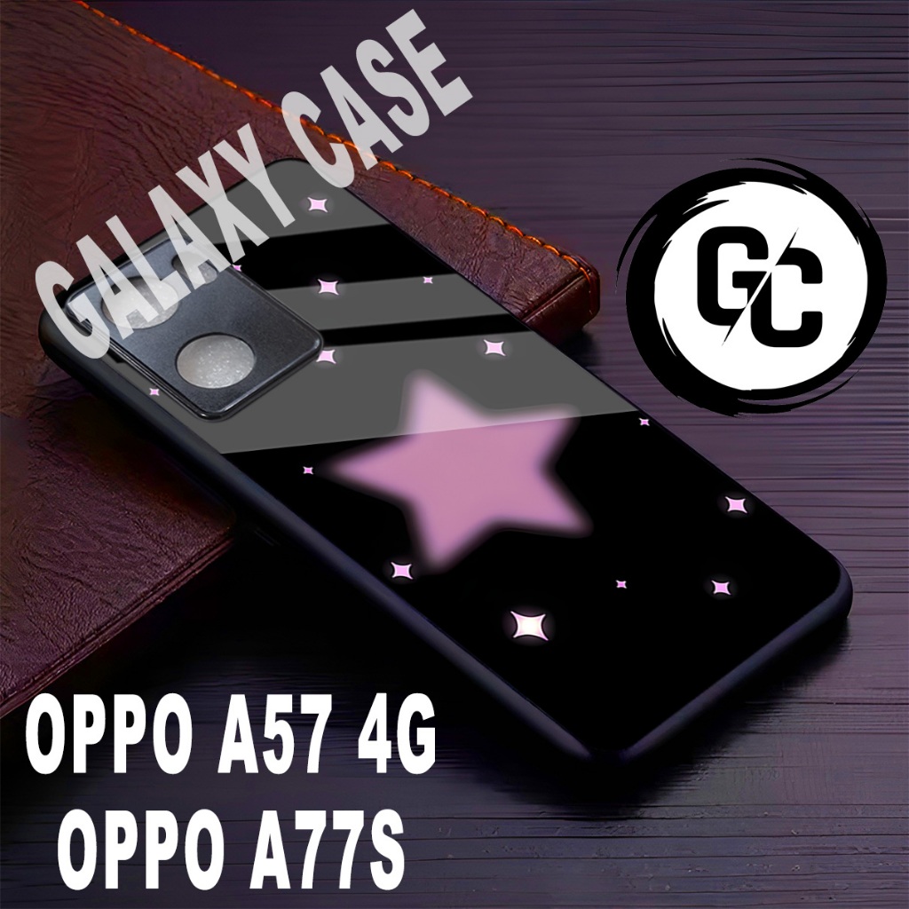 case Hp OPPO A57 /GC16/Motif STAR/case OPPO A77S /casing OPPO A57/softcase glossy/kesing glitter