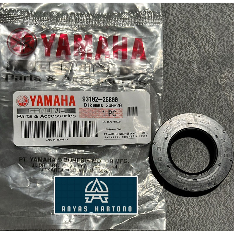oil seal as roda belakang Mio Nouvo | 93102-26800 | original yamaha