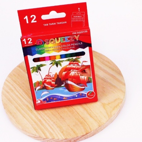 

SQUEEZY Pensil warna Kayu Classic (PW-SQ2012)