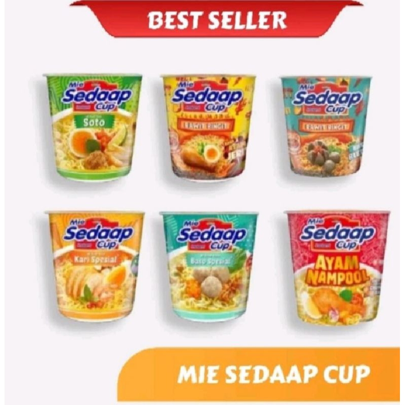 

mie sedaap cup kuah all varian