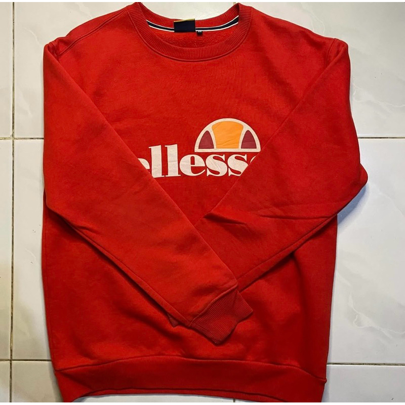 Crewneck Ellesse Merah original