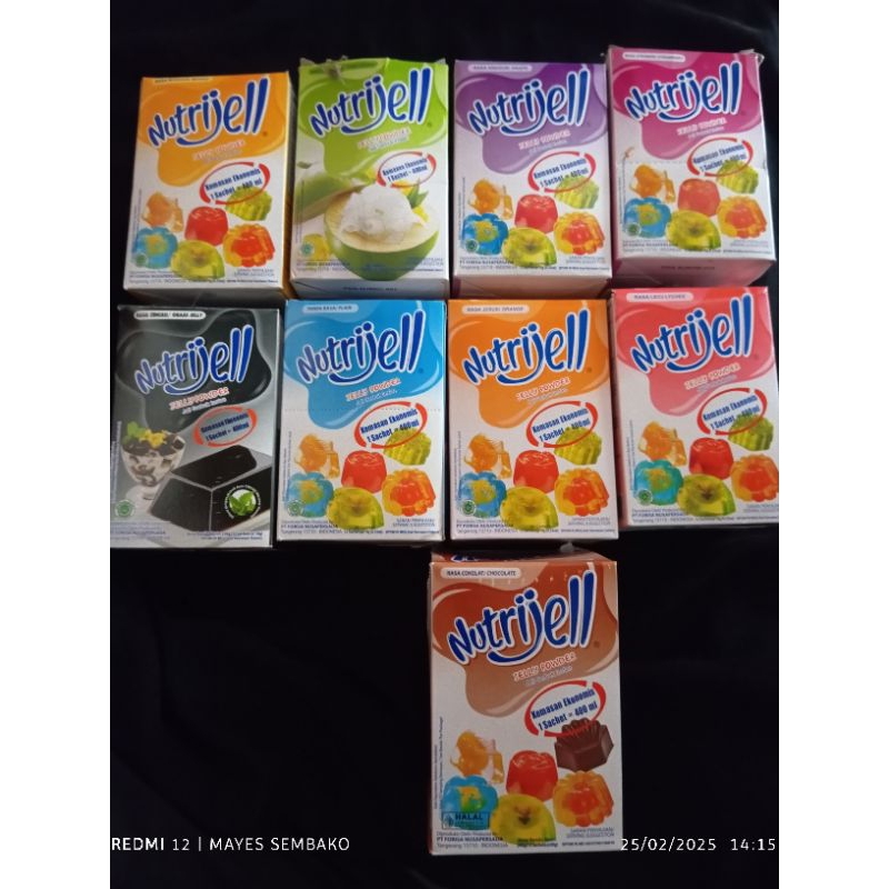 

NUTRIJELL jelly powder kemasan ekonomis ecer sachet