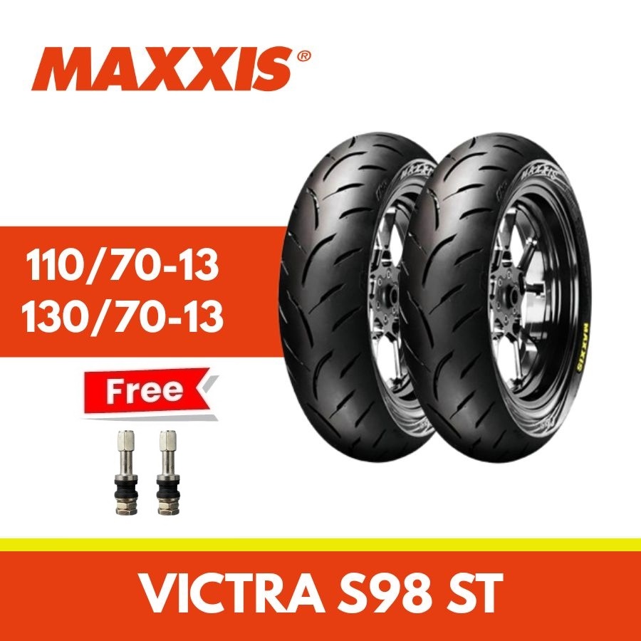 Ban Motor Maxxis Victra 110/70-13 & 130/70-13 Tubeless Ban Depan Belakang Motor NMAX Ring 13